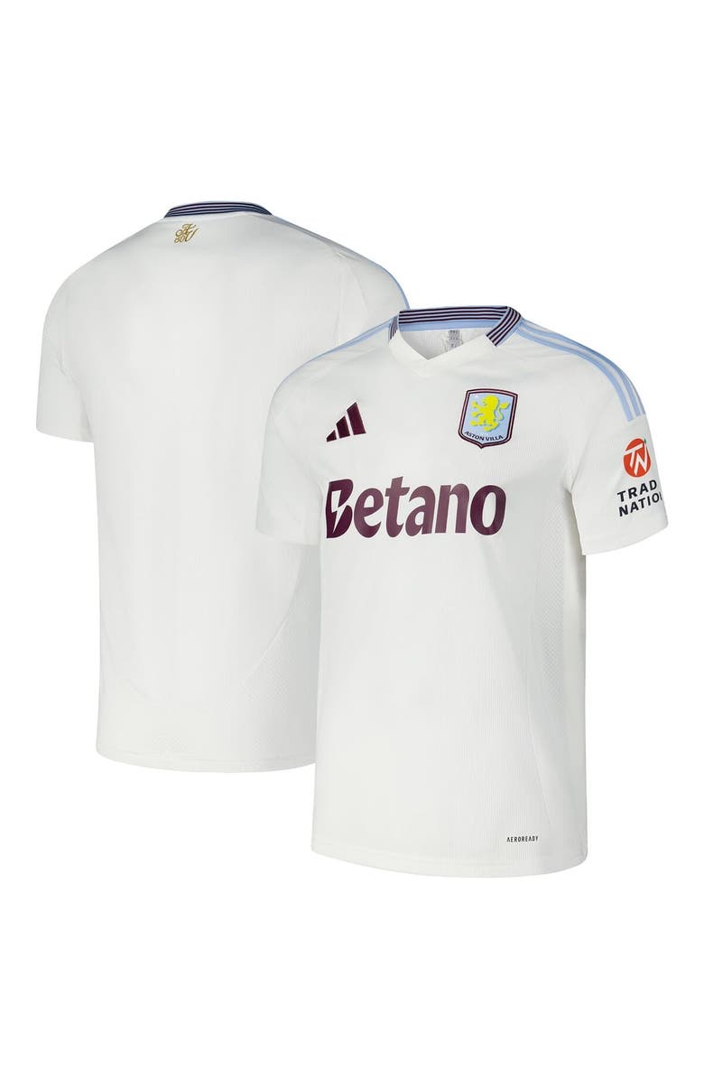 adidas Men's adidas White Aston Villa 2024/25 Away Replica Jersey, Alternate, color, White