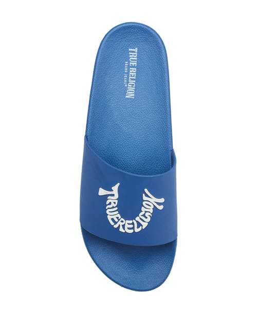 True Religion Ti Logo Slide In Blue