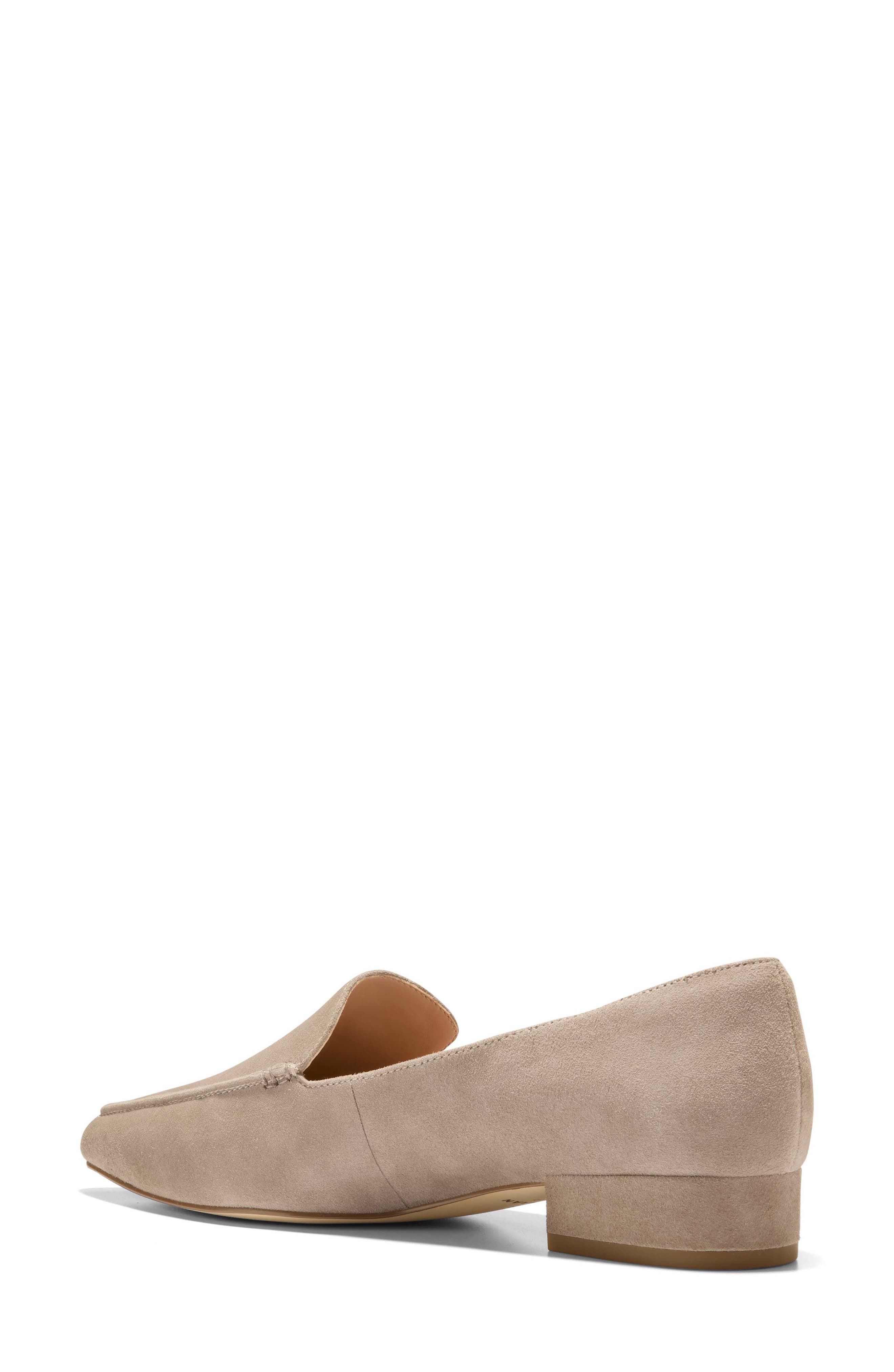 Cole Haan Valentina Pointed Toe Loafer, Alternate, color, Irish Cream Suede