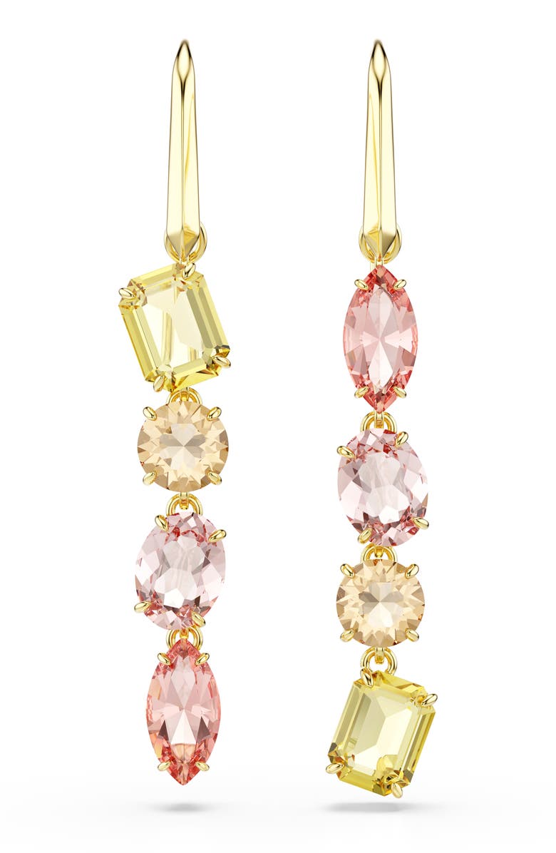 Swarovski Gema Mismatched Drop Earrings, Alternate, color, 