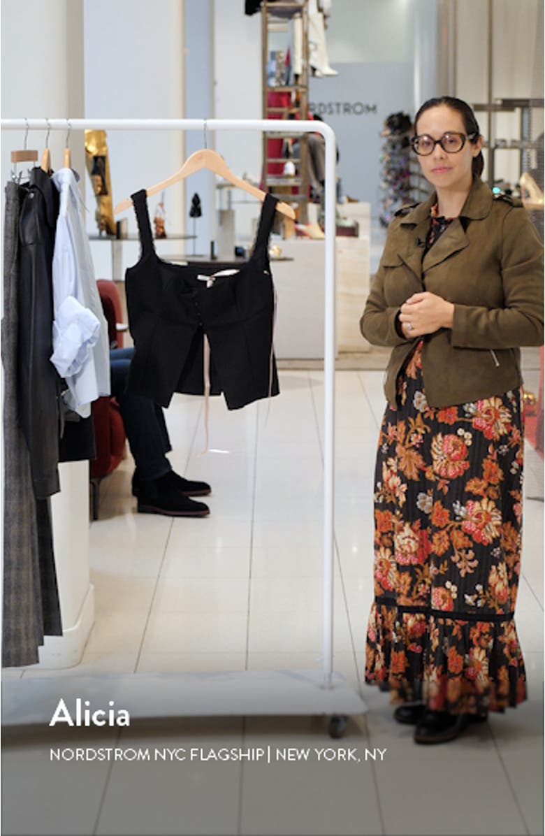 Noura Lace Trim Open Front Tank, sales video thumbnail