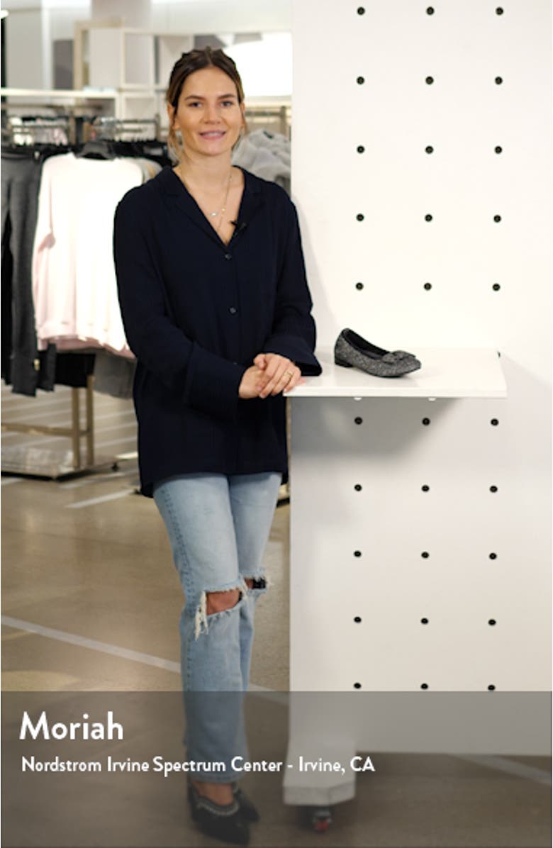 Teresa Glitter Bow Flat, sales video thumbnail