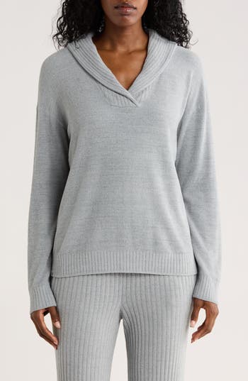 Barefoot Dreams ® Cozychic® Ultra Lite® Ribbed Pullover In Blue