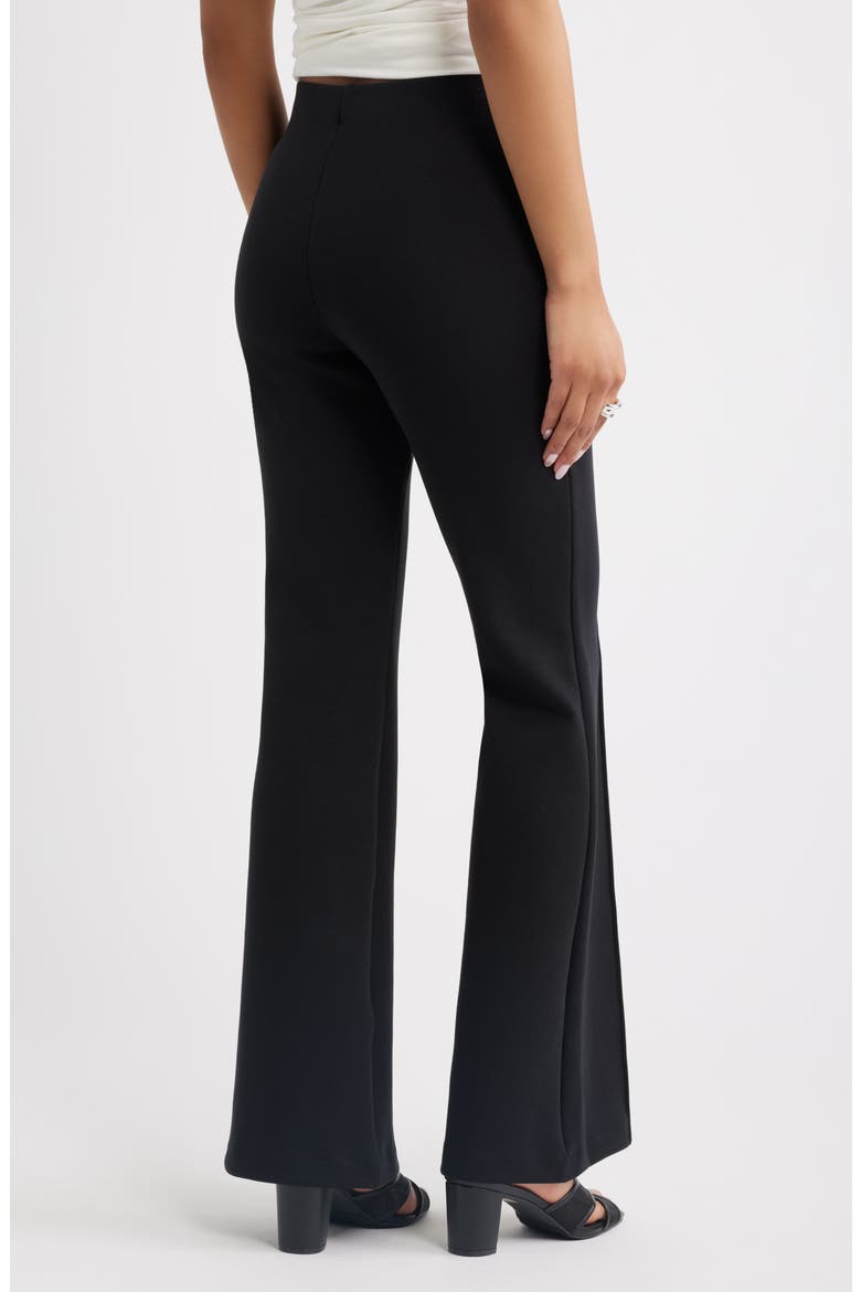 The Muse Flare Trousers, Alternate, color, BLACK