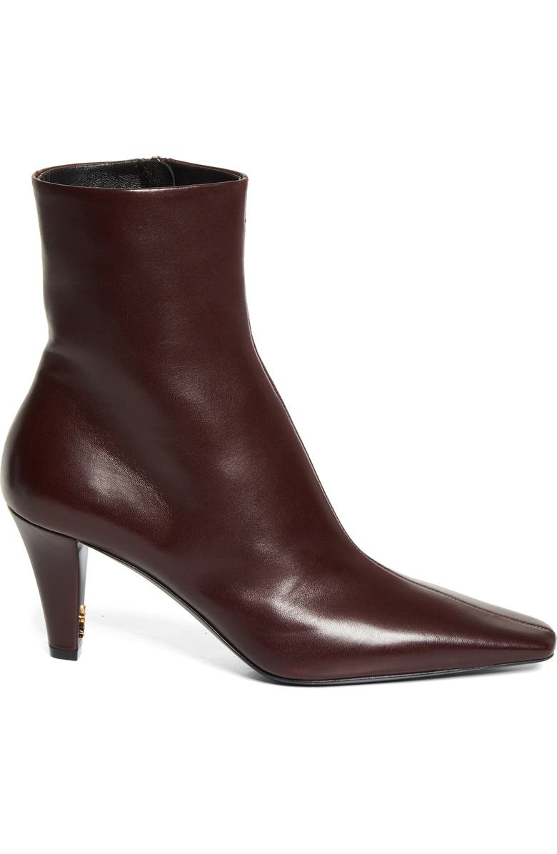 Saint Laurent Jill Bootie, Alternate, color, Marron Glace