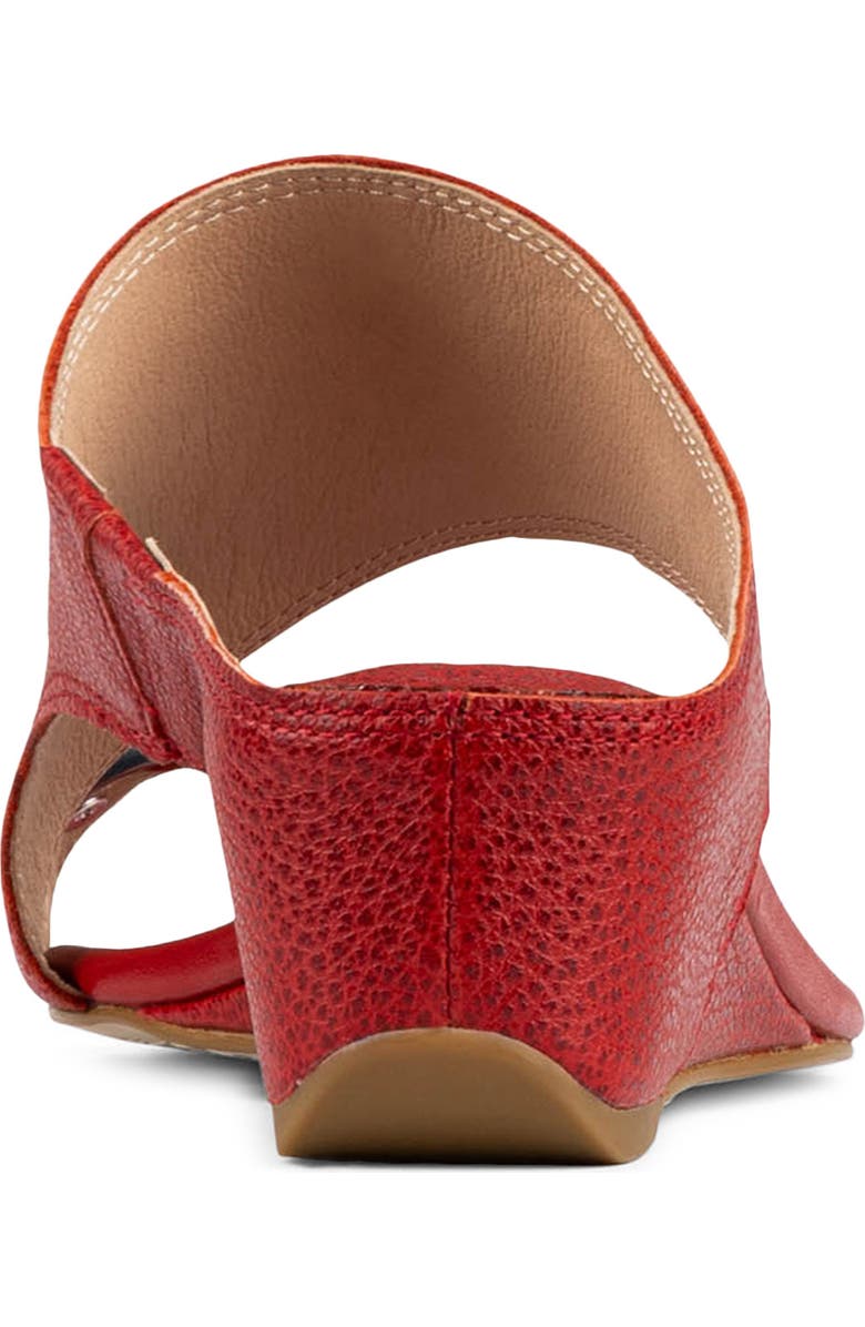 Donald Pliner Vesna Toe Ring Wedge Sandal, Alternate, color, Tomato