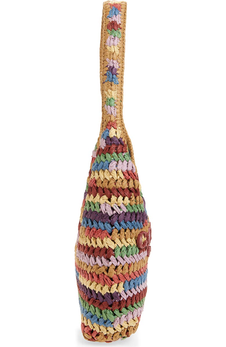 COACH Brooklyn 28 Woven Shoulder Bag, Alternate, color, Beige Multi