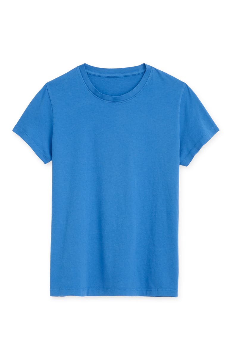 Prospect Cotton T-Shirt, Alternate, color, WASHED COBALT