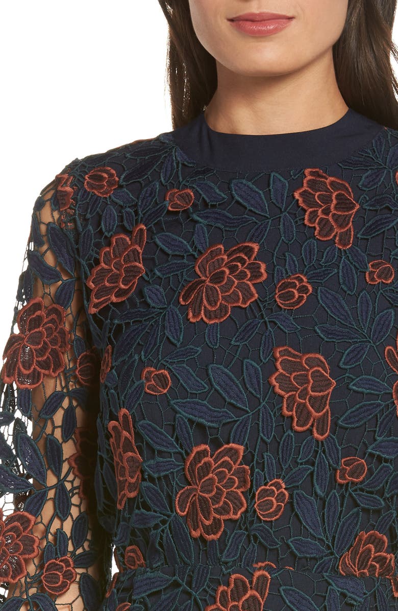 Ali & Jay Dazzling Lace Minidress, Alternate, color,