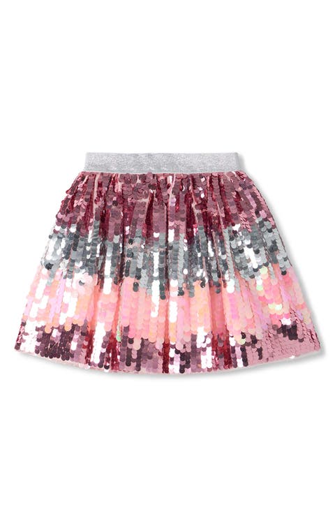 Kids' Blossom Gradient Sequin Skirt