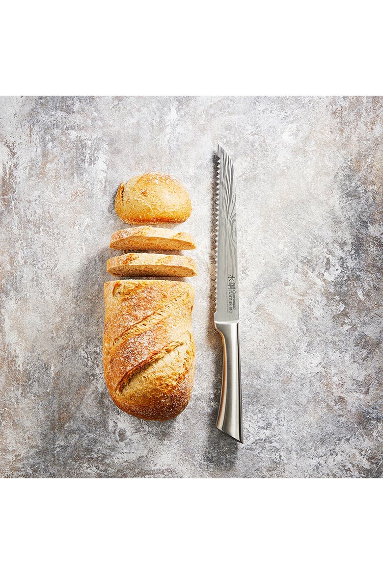 Damashiro® 8" Bread Knife, Alternate, color, Silver