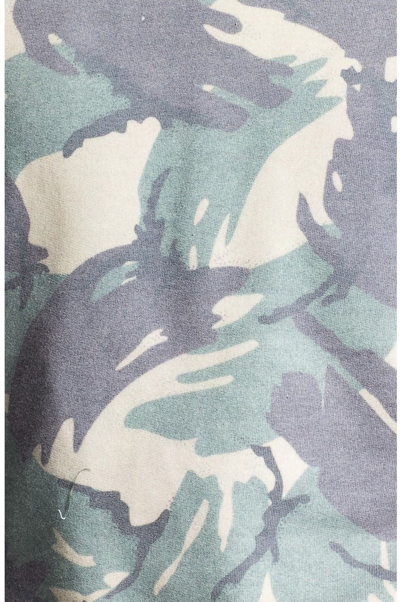 Camo Sweatshirt, Alternate, color, WHITE