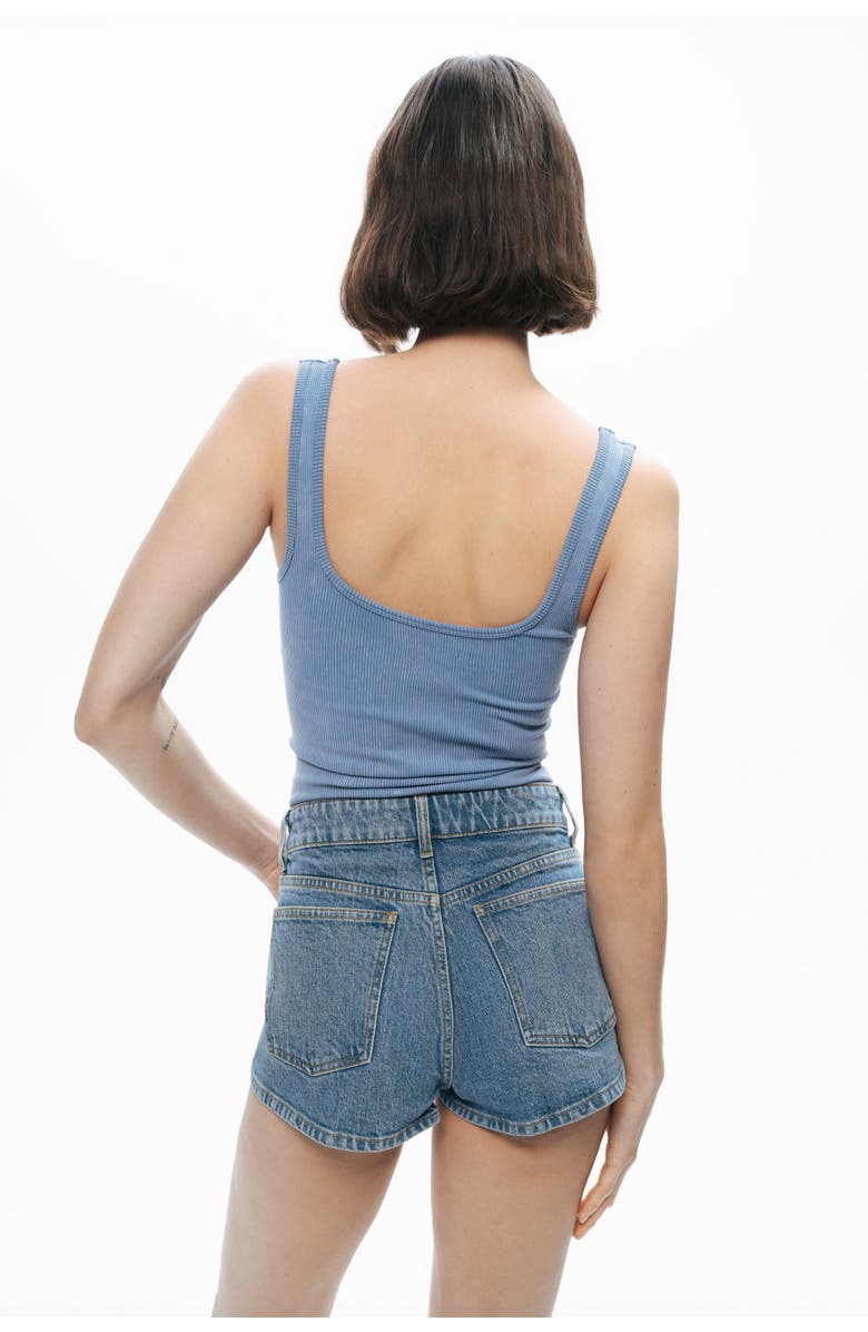 Nocturne Mini Denim Shorts, Alternate, color, 