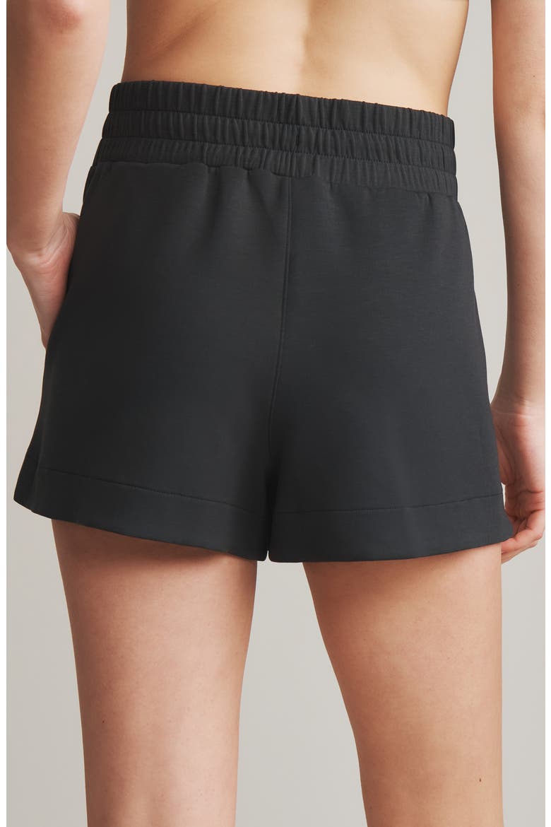 DreamGlow Shorts, Alternate, color, BLACK HEATHER