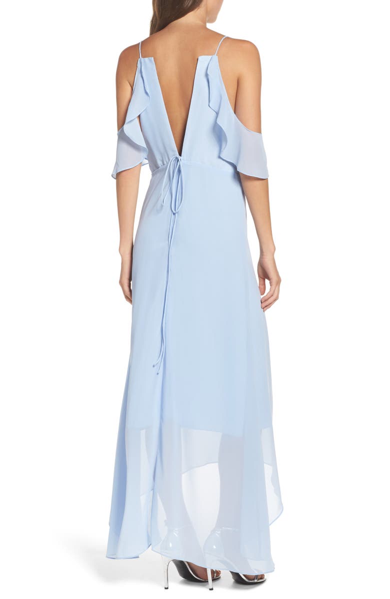 TRUE DECADENCE BY GLAMOROUS Cold Shoulder Maxi Dress, Alternate, color, 