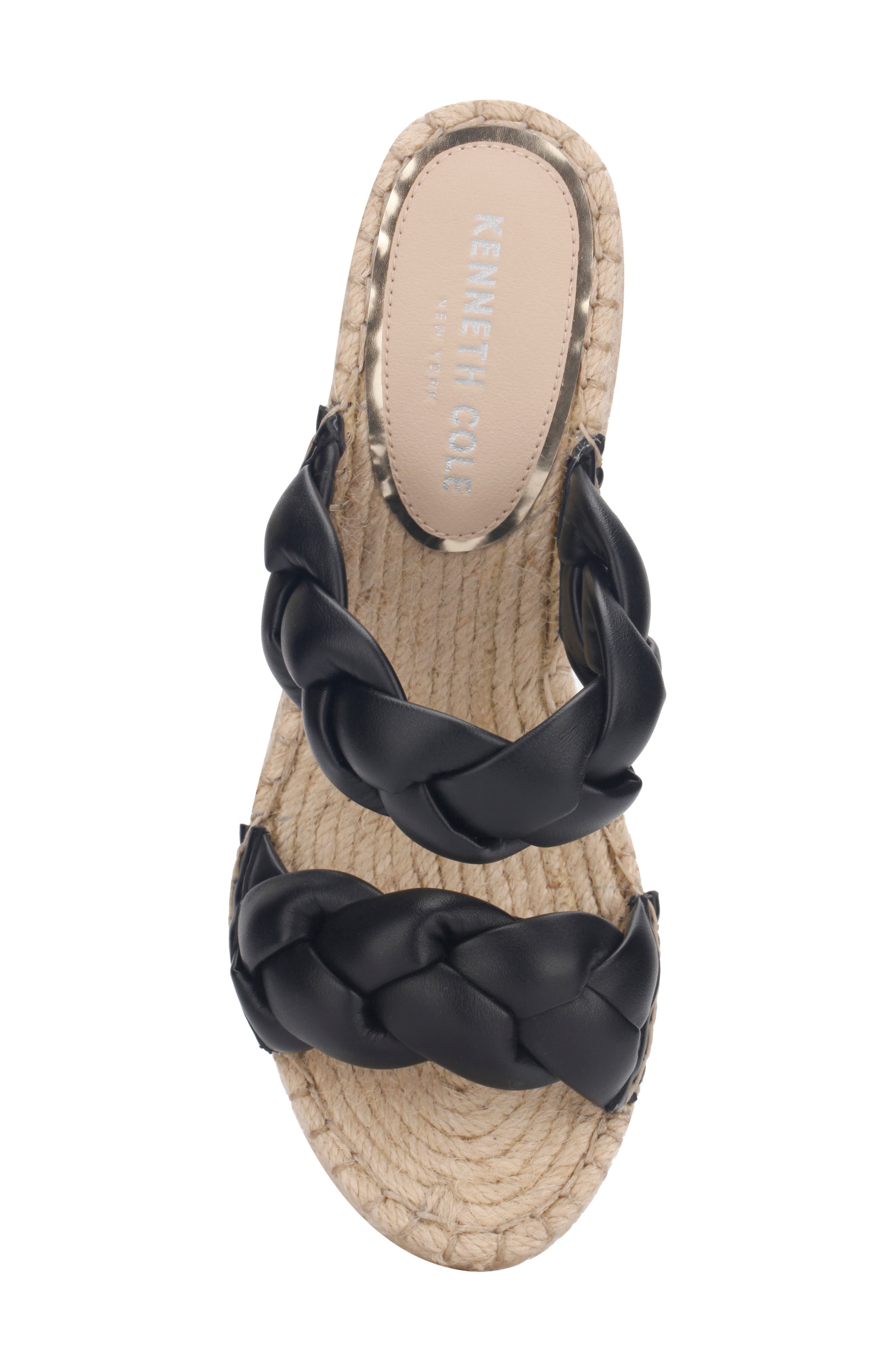 Kenneth Cole New York Olivia Braided Espadrille Platform Wedge Sandal, Alternate, color, 