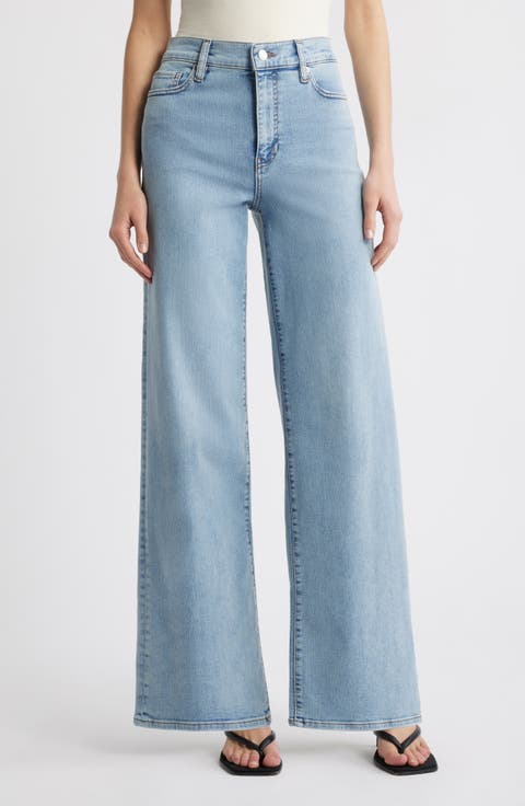 Le Slim Palazzo High Waist Wide Leg Jeans