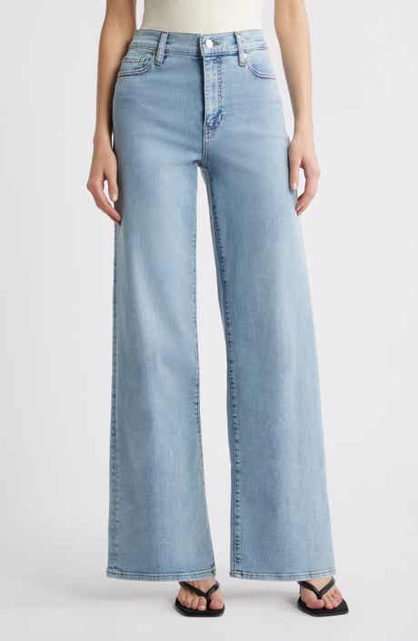 FRAME Le Slim Palazzo High Waist Wide Leg Jeans