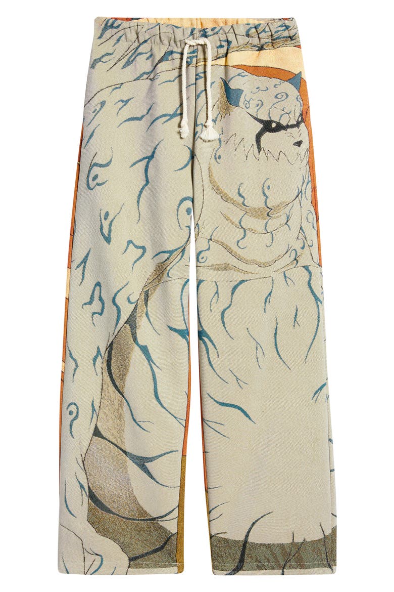 Shukaku/Kurama Drawstring Pants, Alternate, color, ORANGE