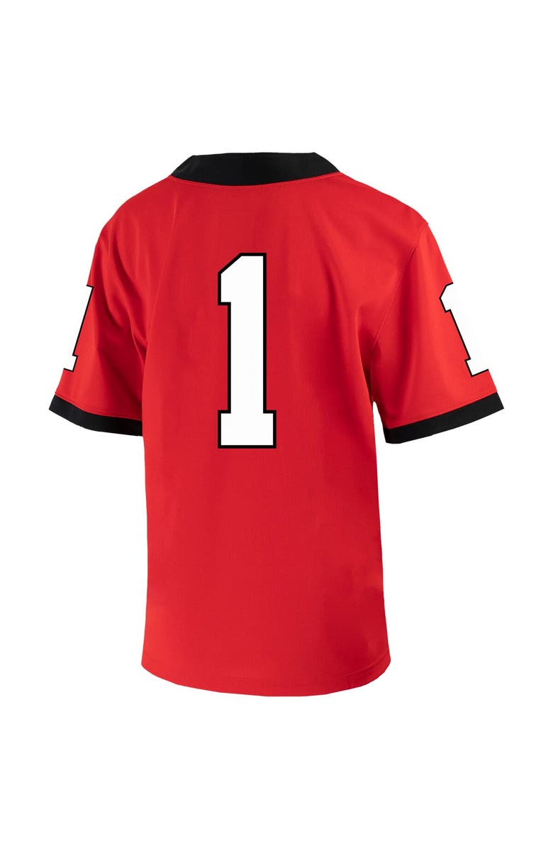 Nike Youth Nike #1 Red Georgia Bulldogs 1st Armored Division Old Ironsides Untouchable Football Jersey, Alternate, color, Red