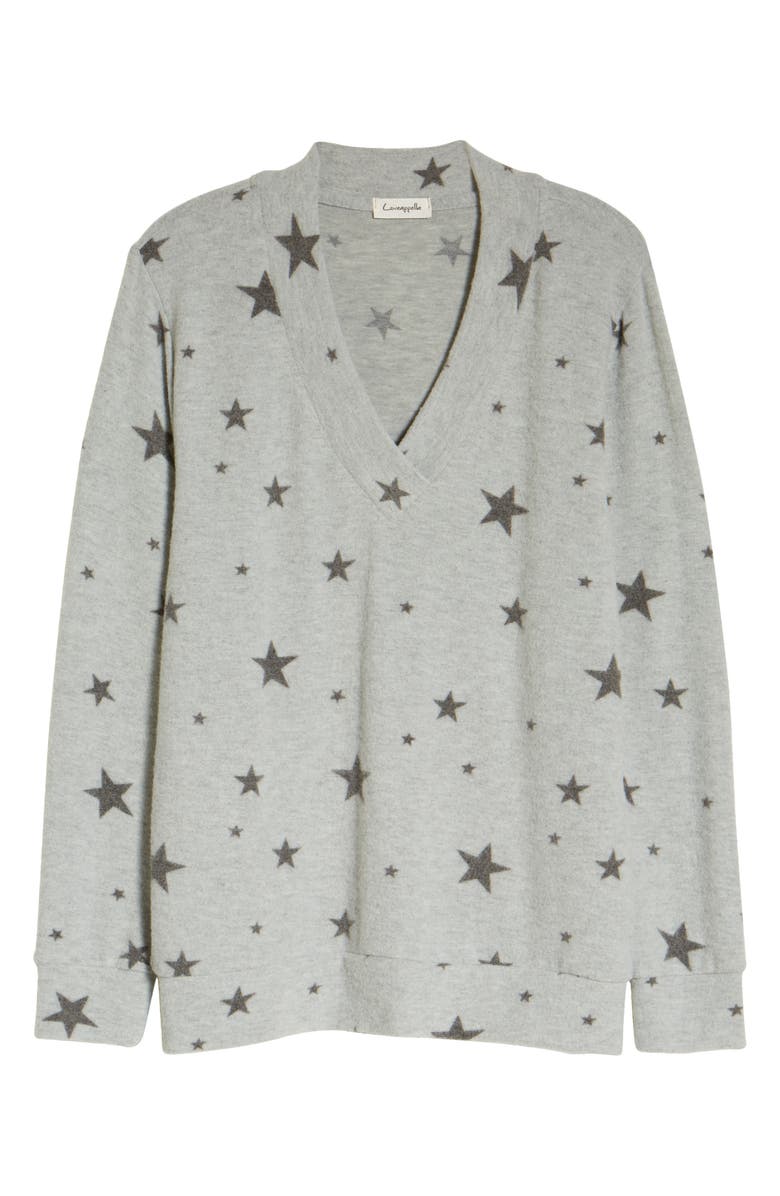 Loveappella Star V-Neck Top, Alternate, color, 