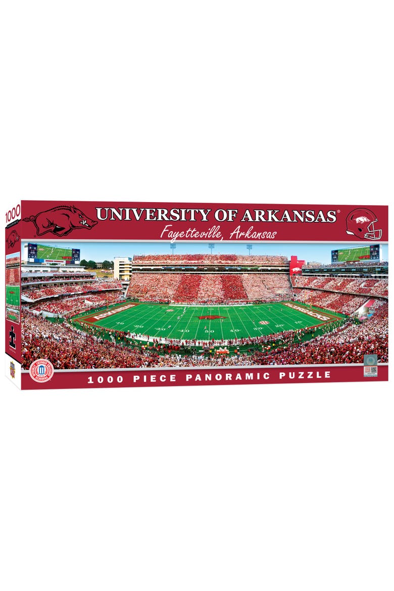 Arkansas Razorbacks 1000pc Pano Puzzle, Main, color, Multicolor