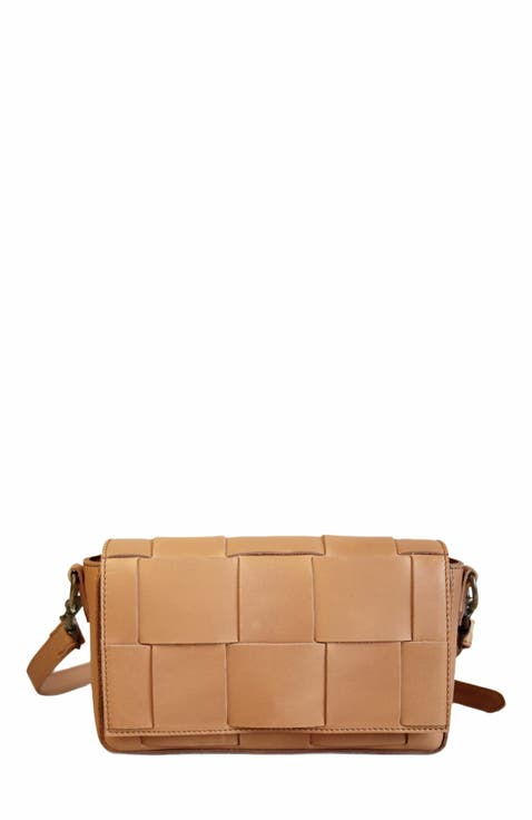 Mini Flap Woven Crossbody