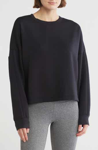 Z by Zella Whisper Knit Easy Crew Sweatshirt