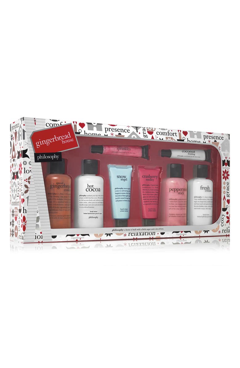 philosophy gingerbread house set, Main, color, 