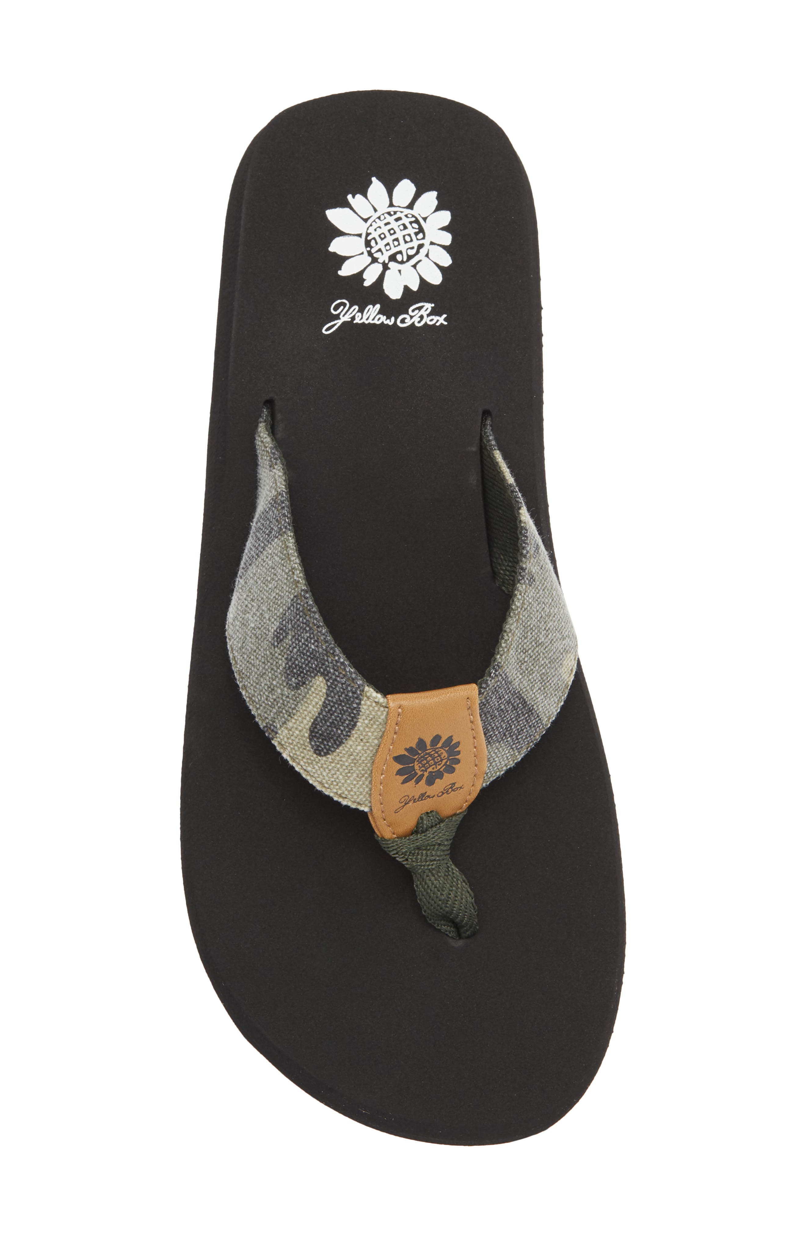 Yellow Box Premium Finwick Flip Flop, Alternate, color, Camo