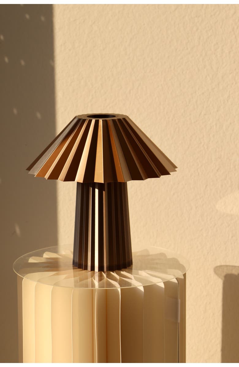 Sofiest Designs Umbrella Table Lamp, Alternate, color, Amber Brown