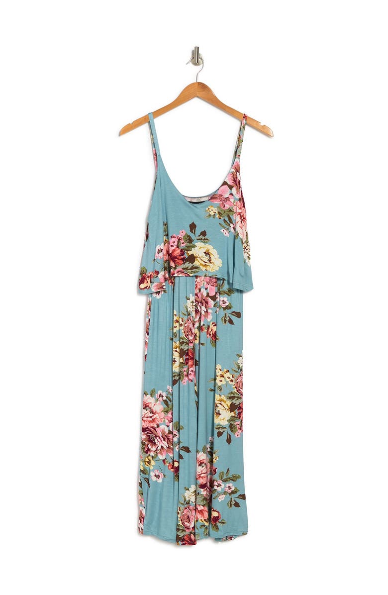 PAPILLON Floral Popover Sleeveless Crop Jumpsuit, Alternate, color,