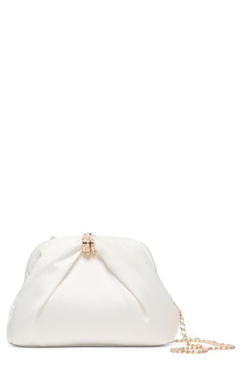 Gleam Satin Clutch