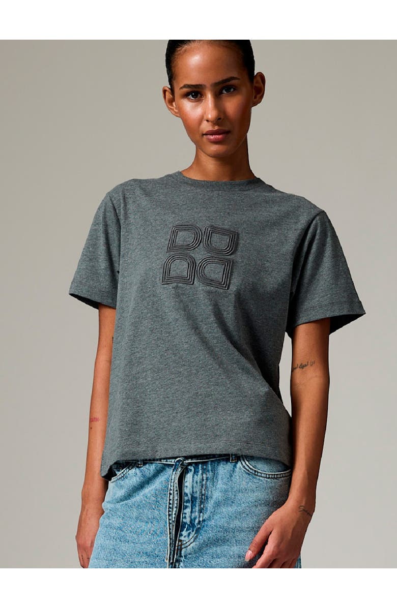 DAY Birger et Mikkelsen Parry Embroidered Logo T-Shirt, Main, color, Medium Grey Melange
