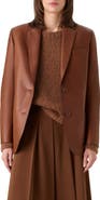 Akris Kora Leather Jacket