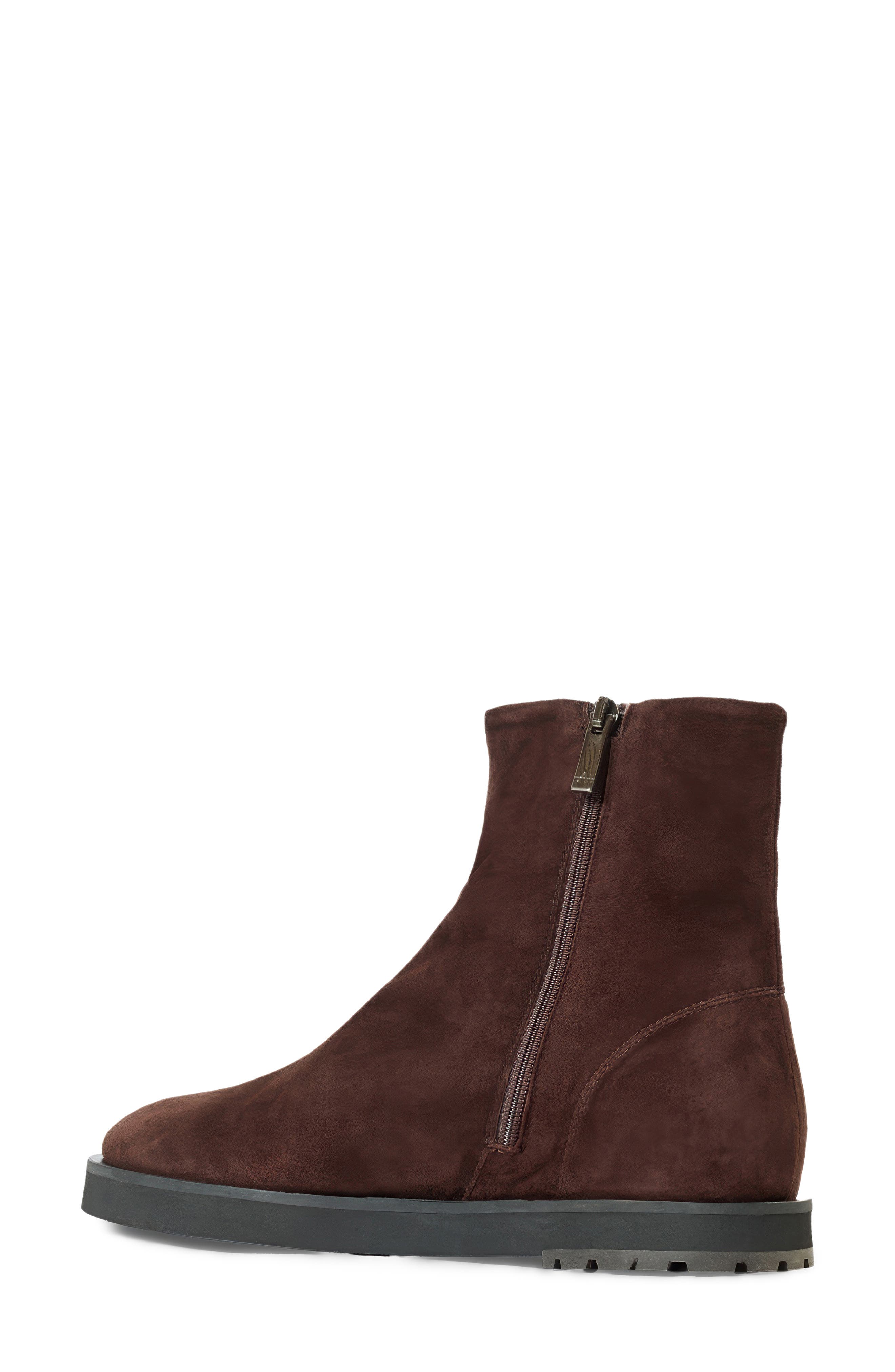 Louisa Leather Bootie, Alternate, color, ESPRESSO SUEDE