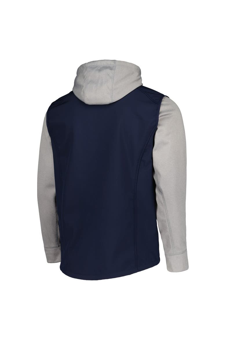 Men's Dunbrooke Navy/Heather Gray Washington Nationals Alpha Full-Zip Jacket, Alternate, color, Navy