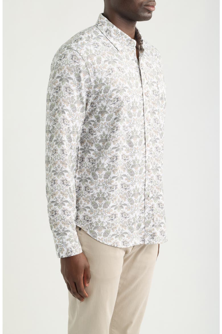 San Lucio Pina Resort Long Sleeve Button Up Shirt, Alternate, color, BISCOTTI TAN