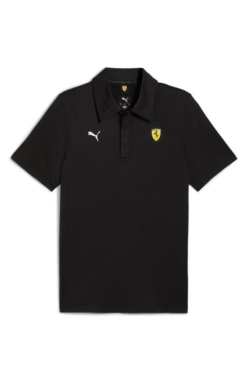 Puma Scuderia Ferrari Sportswear Cs Polo Shirt Men In Black