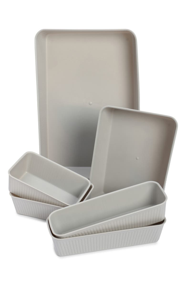 Gourmet Home Products Heritage 6-Piece Storage Basket Set, Main, color, 