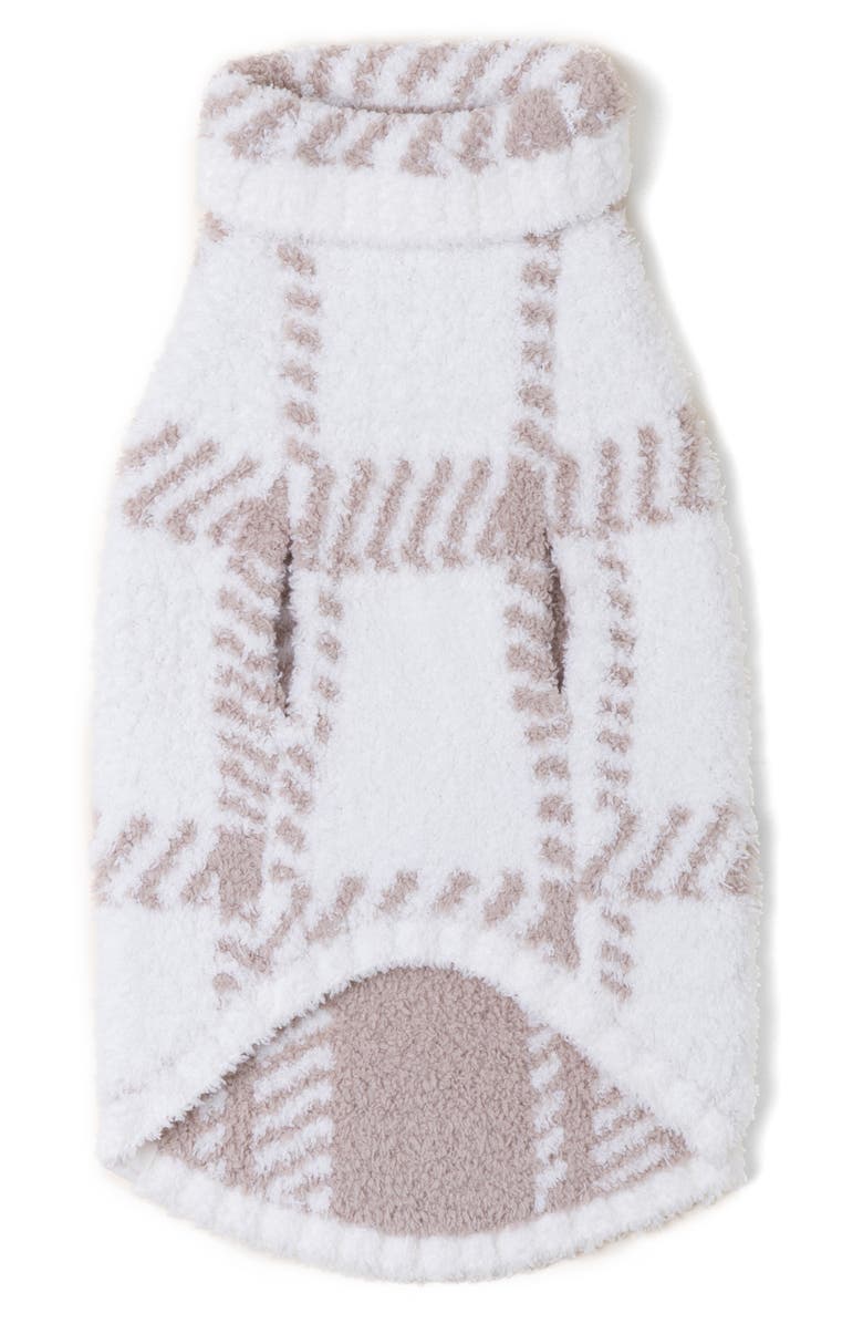 Barefoot Dreams<sup>®</sup> CozyChic<sup>®</sup> Plaid Pet Sweater, Main, color, 