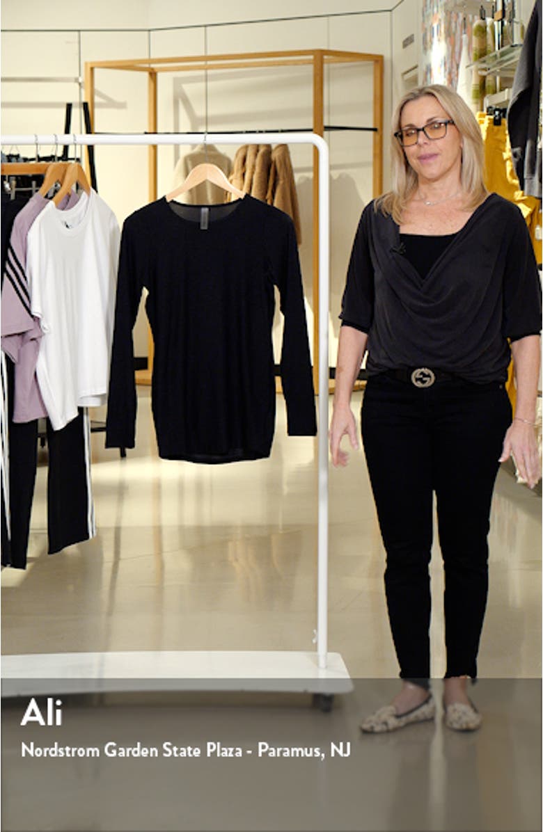 Classic Crewneck Maternity Pullover, sales video thumbnail