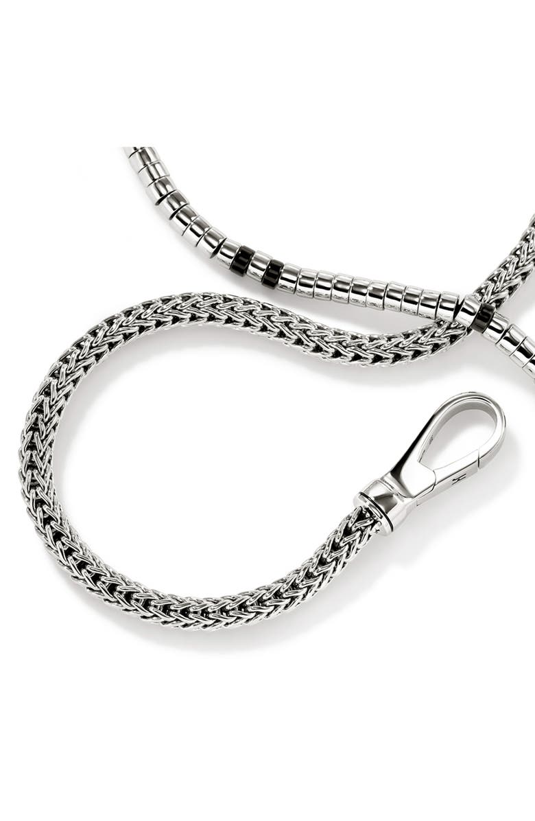 John Hardy Heishi Double Wrap Bracelet, Sterling Silver, Gemstones, Alternate, color, 