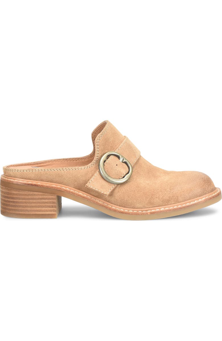 Söfft Tiffany Buckle Clog, Alternate, color, Cognac