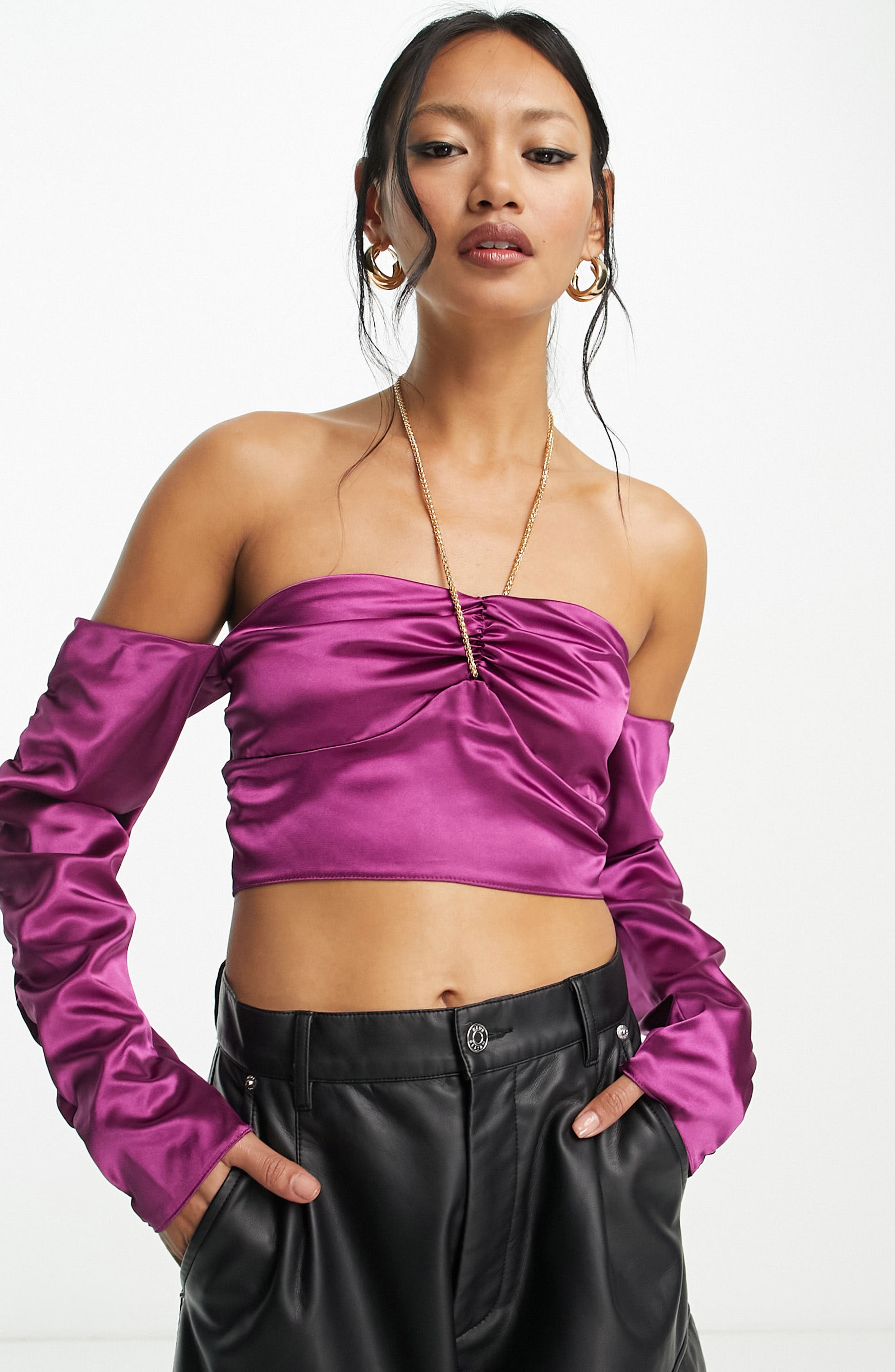 silk top asos