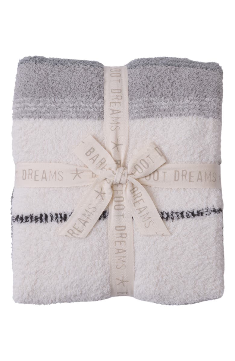 Barefoot Dreams<sup>®</sup> CozyChic<sup>®</sup> Ombré Stripe Throw Blanket, Alternate, color, Loden Multi