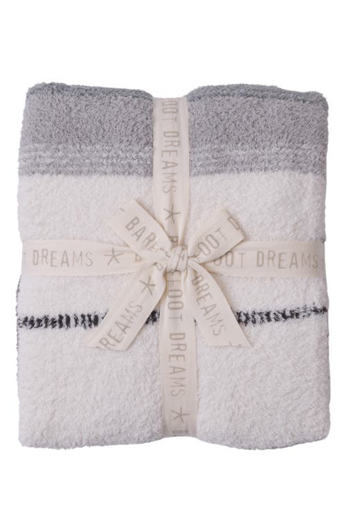 Barefoot Dreams Cozychic® Ombré Stripe Throw Blanket In Gray