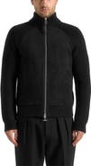 Manière De Voir Rami Suede & Knit Jacket