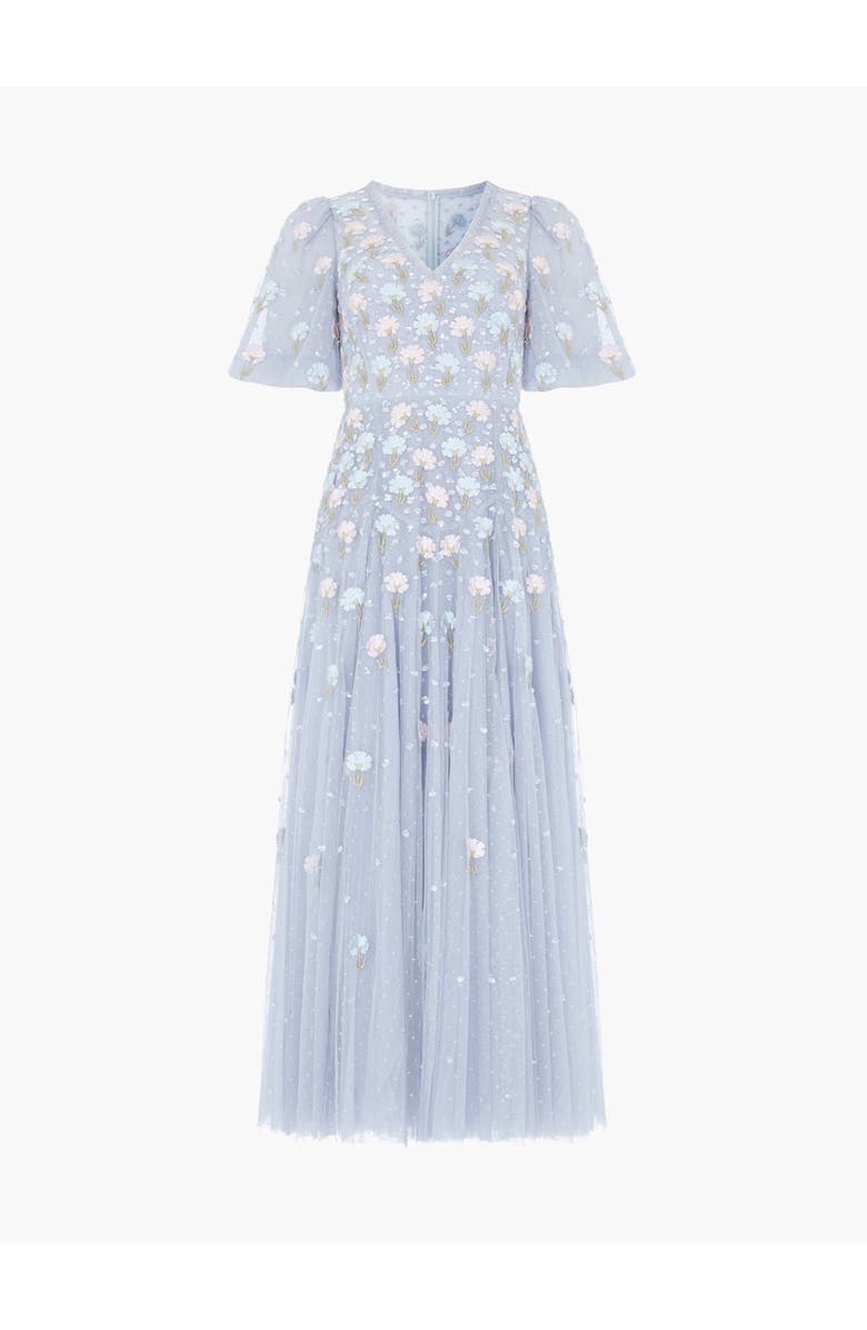 Needle & Thread Dandelion Ditsy Ankle Gown, Alternate, color, Skylight