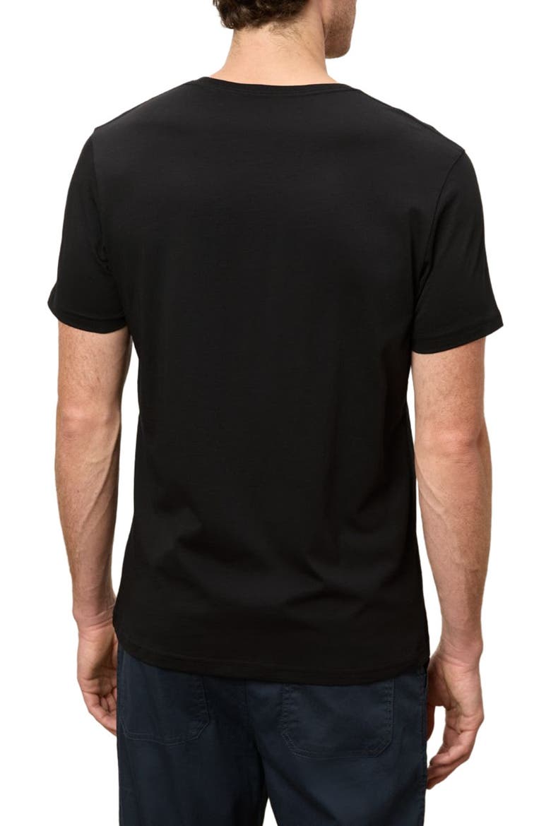 Organic Cotton Softspun Essential Crewneck Tee, Alternate, color, Black